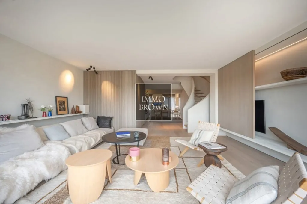 Soggiorno - Duplex Apartment with Open Views on Kustlaan, Zoute