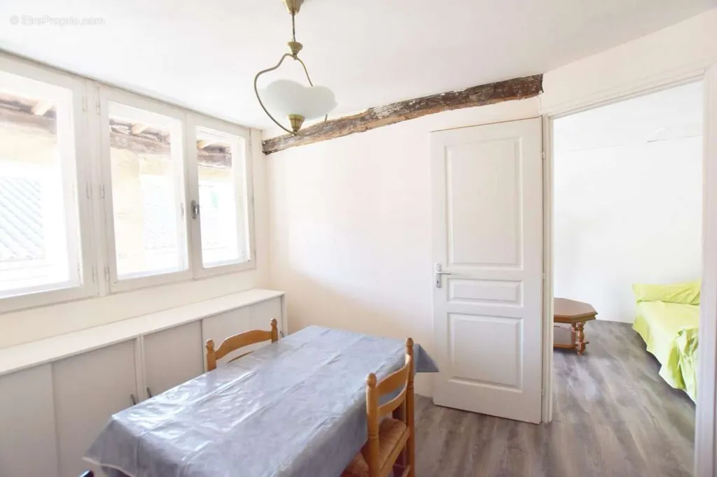 Salle à manger - Maison de village avec terrasse à Chamborigaud