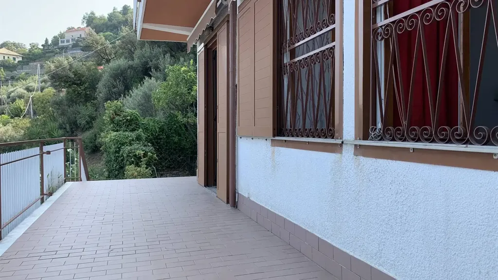 Balcony - Seafront Apartment with Garage in Spotorno