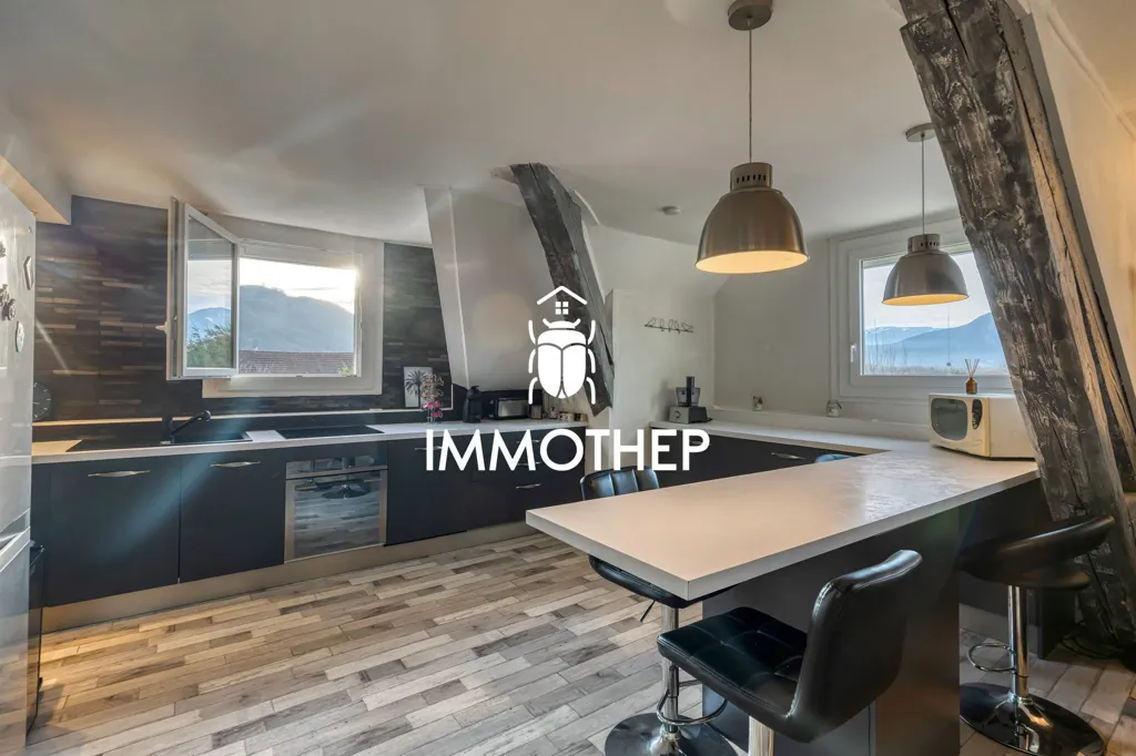 Köök - Charming Flat in Historic House, Domène
