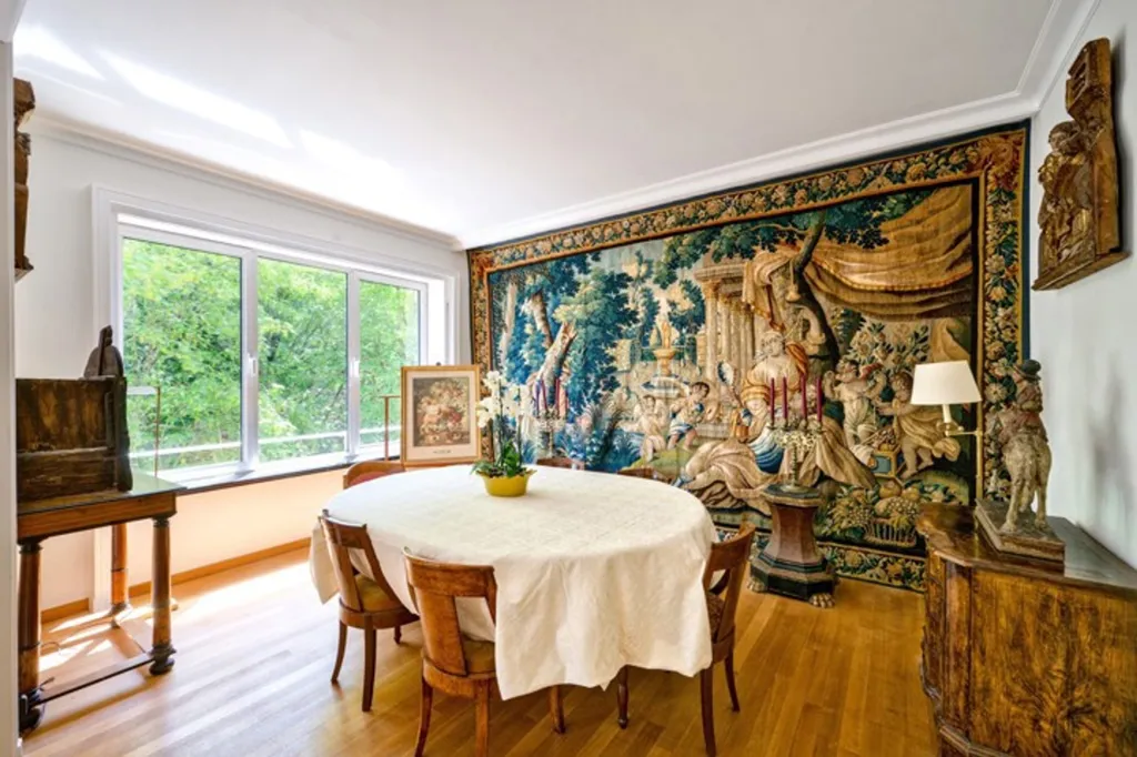 Salle à manger - Appartement avec vue arborée et terrasse au Brugmann Park