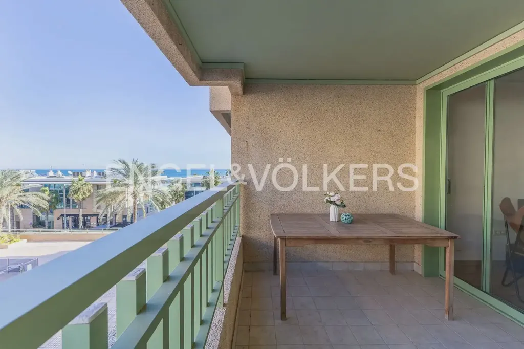 Balcon - Apartment with Sea View and Pool in La Patacona