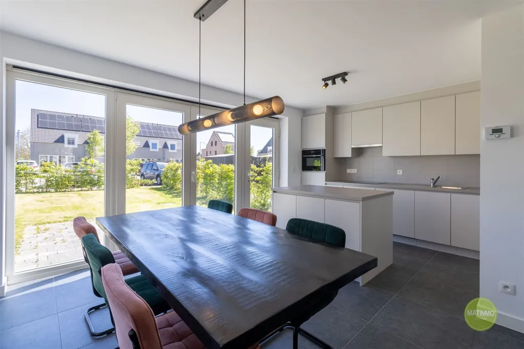 Salle à manger - Maison Moderne avec Jardin à Oud-Turnhout