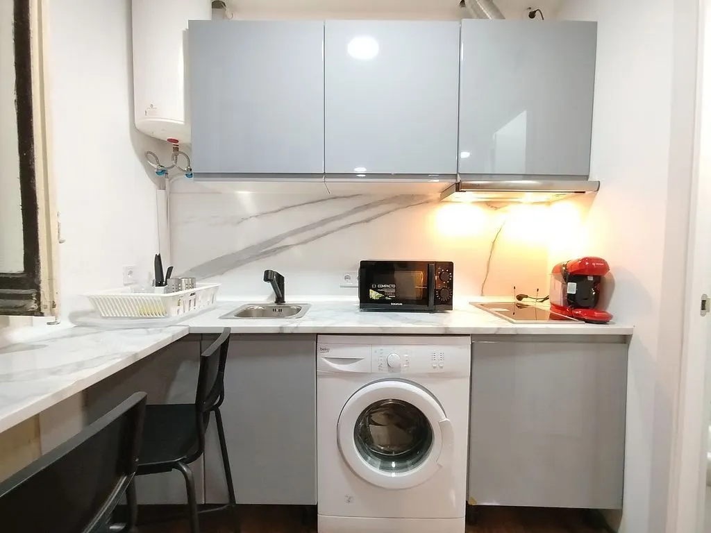 Köök - 7-Bedroom Flat with Terrace in Madrid Centre