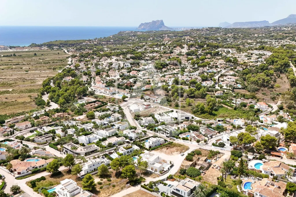 Vue aérienne - Ibiza-Style Villa with Sea View in Moraira