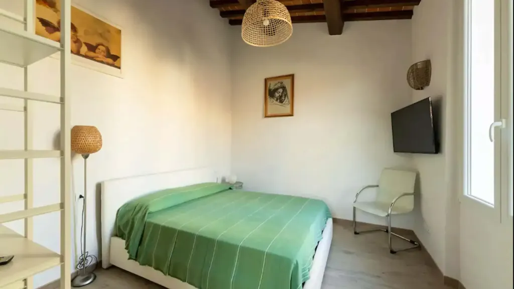 Bedrooms - 1-Bedroom Apartment with Terrace in Florence