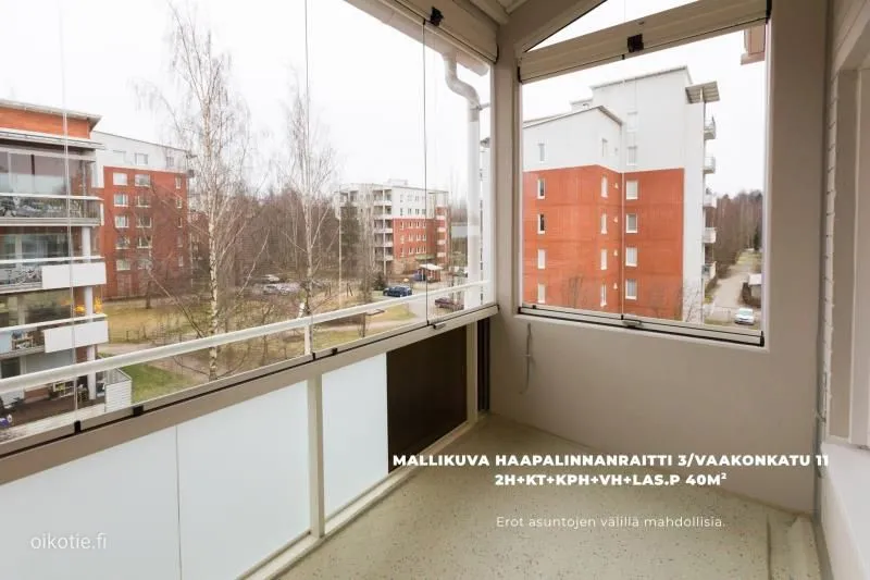 Balcon - Apartment with Balcony in Tampere