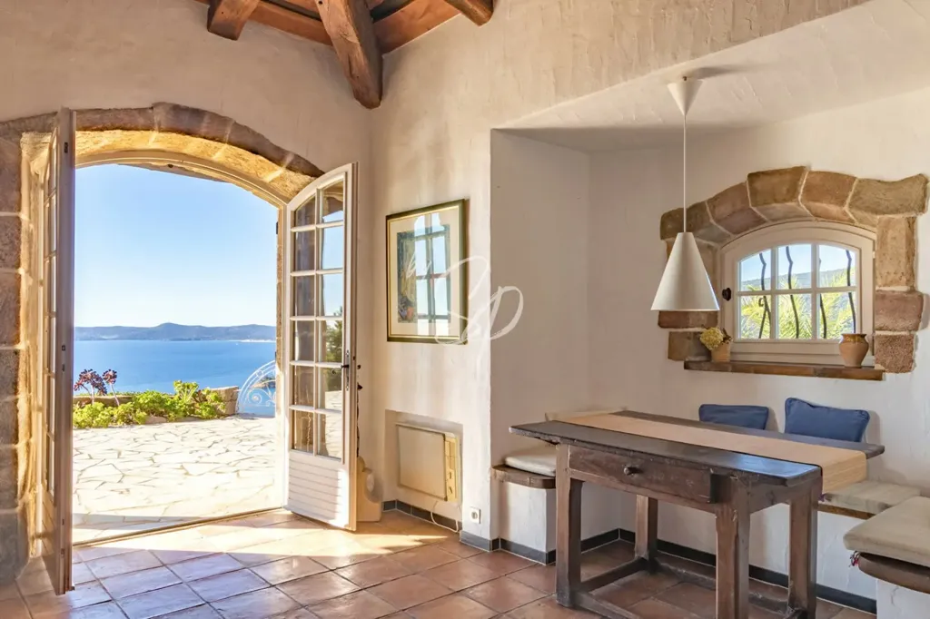 Terrasse - Villa avec vue mer panoramique près de la plage