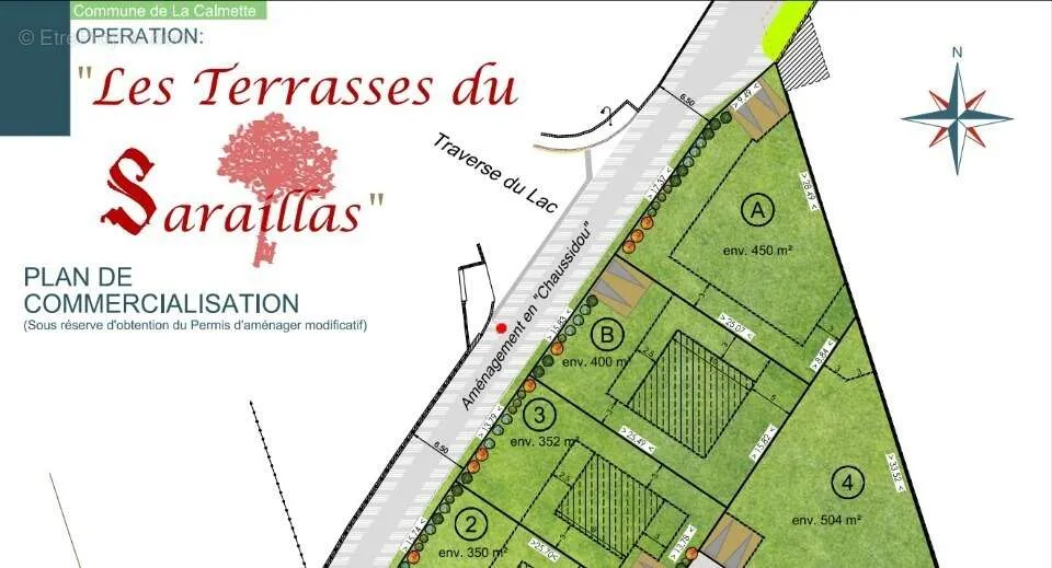 Maa asukohas La Calmette