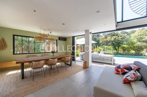 Séjour - Maison de Luxe avec Piscine à Lège-Cap-Ferret