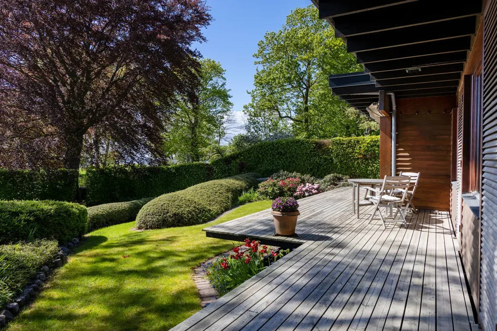 Terrasse - Architectural Villa with Sea View in Bjärred