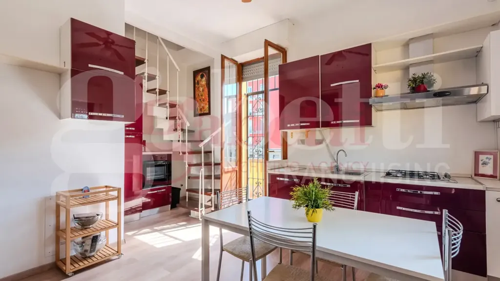 Cucina - Appartamento con terrazzo a Milano