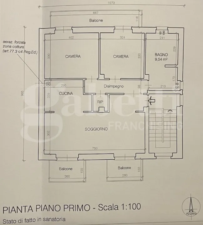 Plan - Rustic Bungalow with Balconies in Collegno