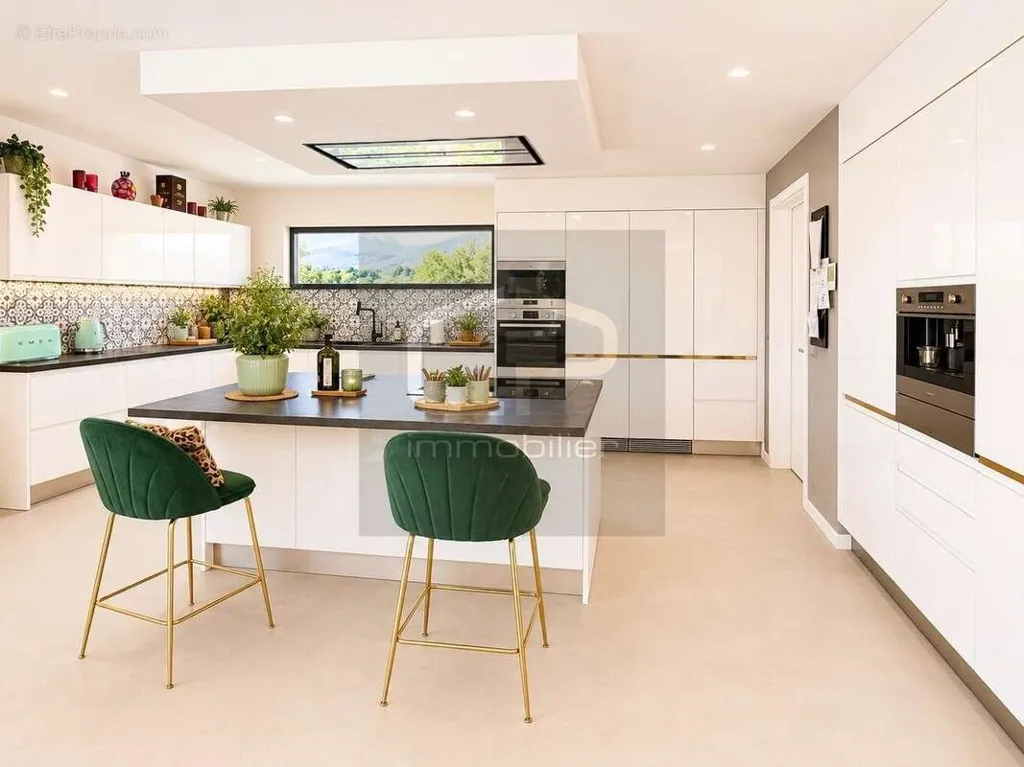 Cucina - Contemporary Villa with Panoramic Views in Crozet
