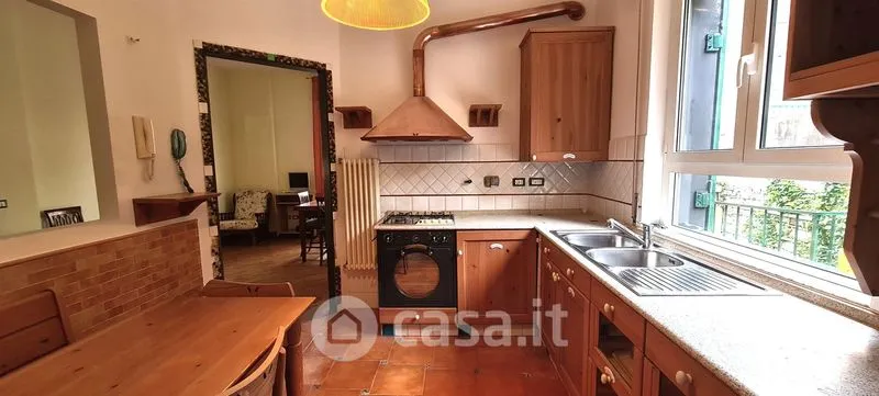 Cuisine - Rustic Penthouse with South Terrace in Camogli