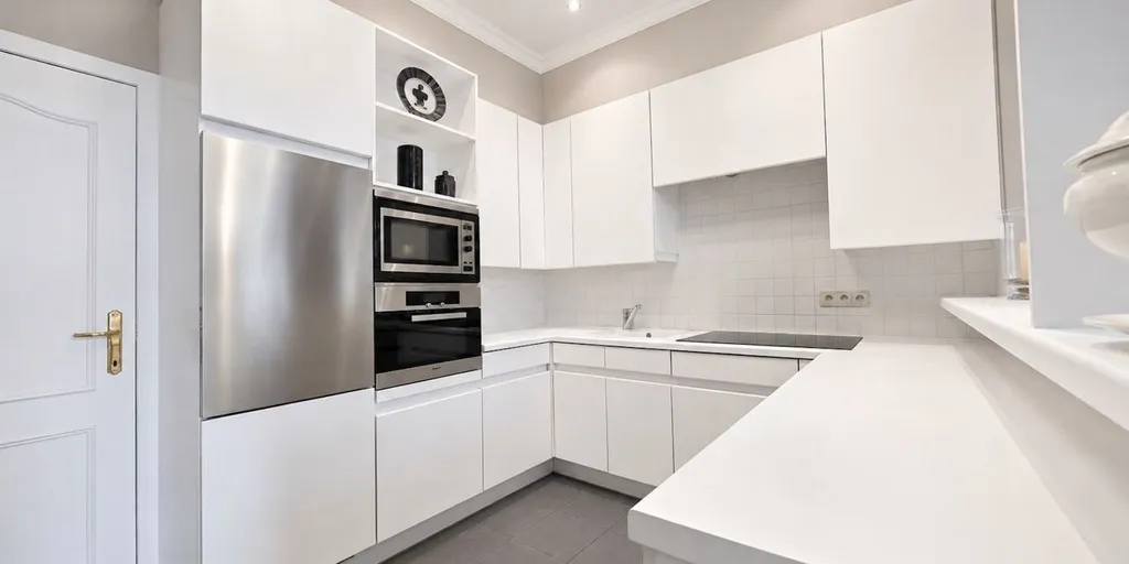 Cucina - Charming Apartment with Historic Facade in Bruges