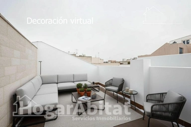 Terrasse - Renovable House with Terraces in Burriana Centre