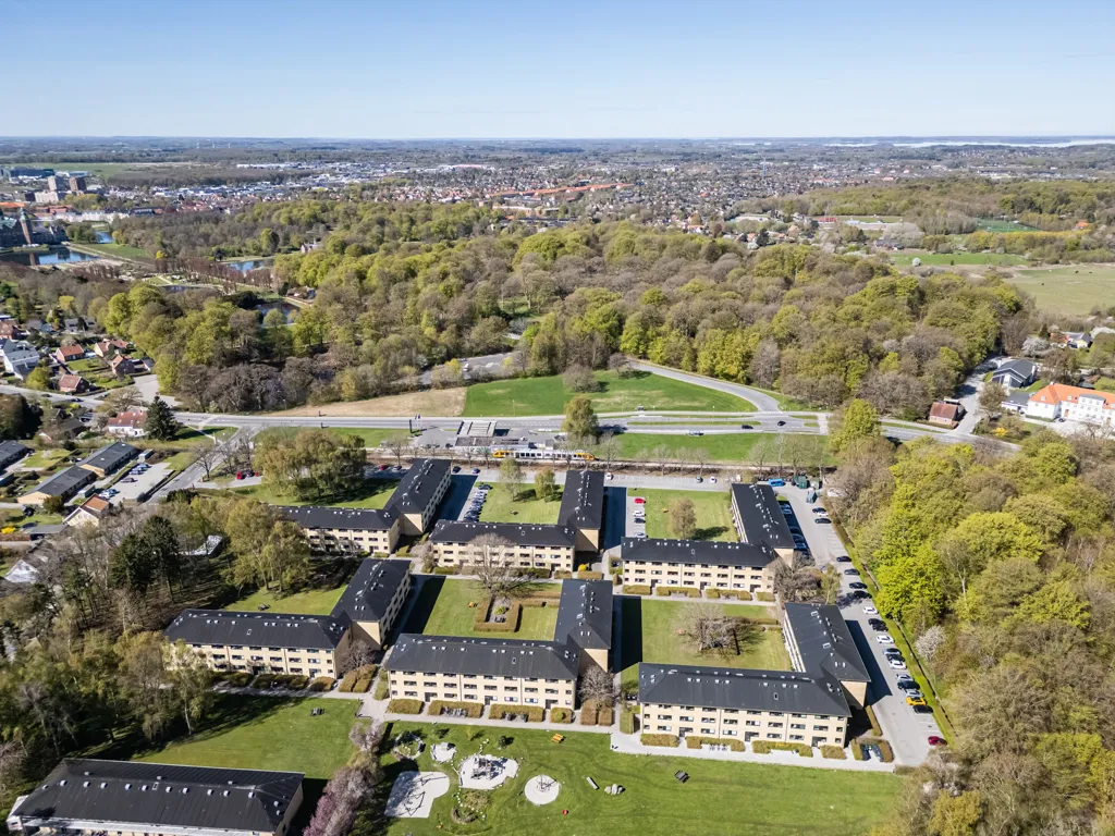 Õhuvaade - Condo with French Balcony in Hillerød
