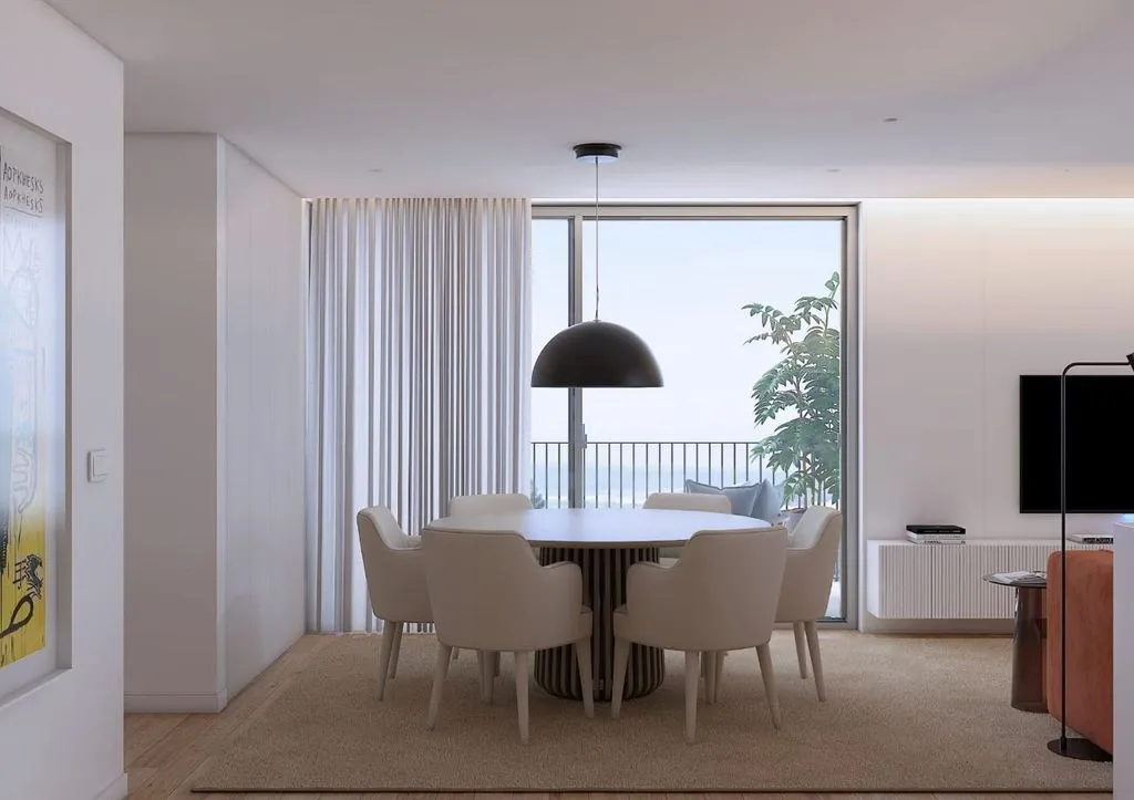 Söögituba - New T3 Apartment with Terrace in Viana do Castelo