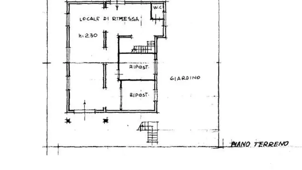 Floor Plan - Villa with Private Garden in Signa