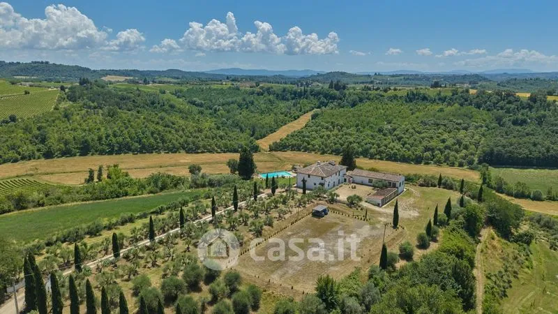 Vue aérienne - Tuscan-Style Villa with Pool in Certaldo