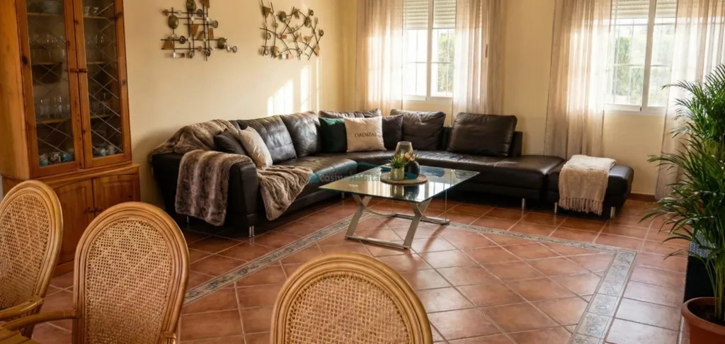 Séjour - Villa with Pool in Rural Elche