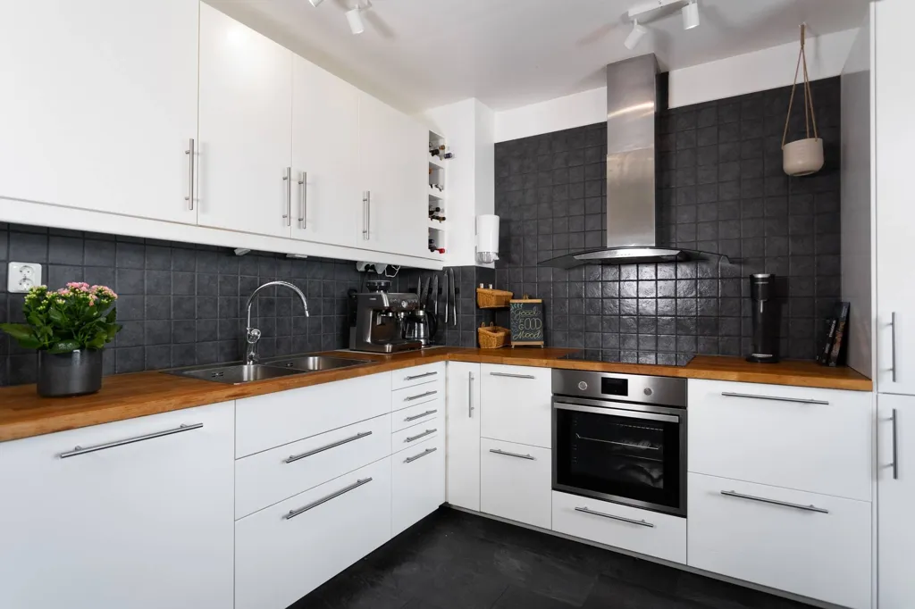 Cucina - Apartment with Harbour View in Sundsvall