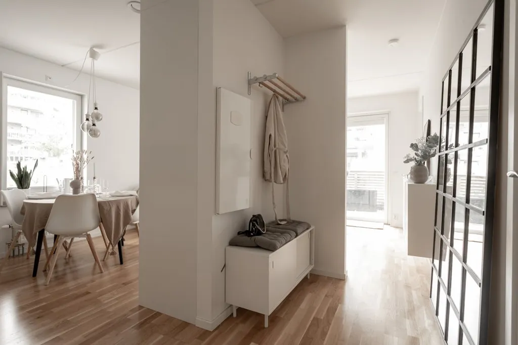 Hallway - Modern Apartment with Terrace in Kvarnbyn