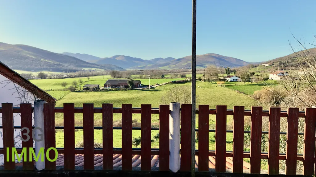 Terrasse - Maison Basque avec Gîte à Ostabat