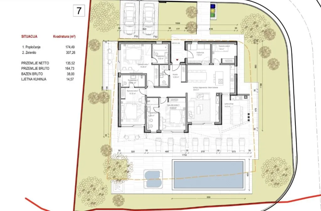 Plaan - New Build Villa with Pool near Raša
