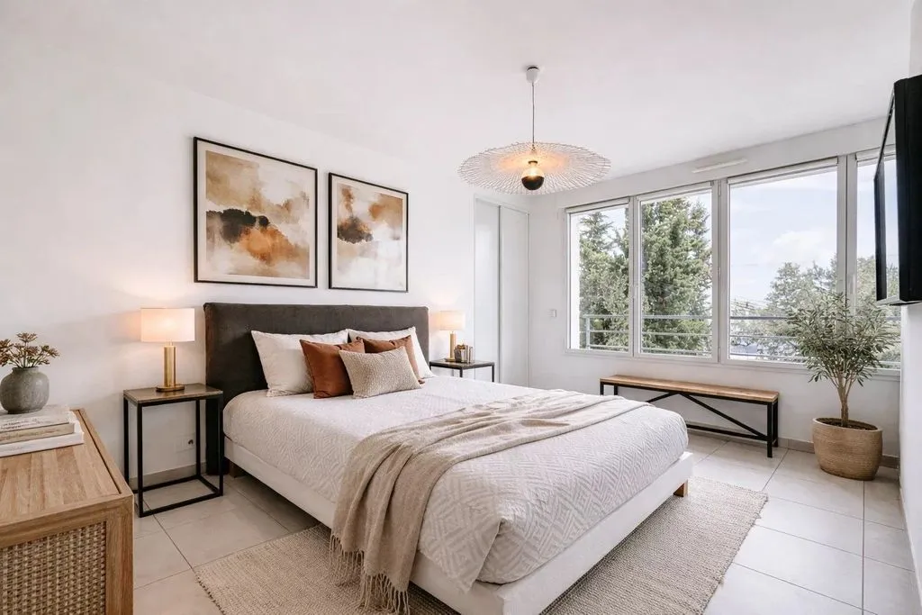 Chambres - Appartement Luxe avec Vue Mer à Beausoleil