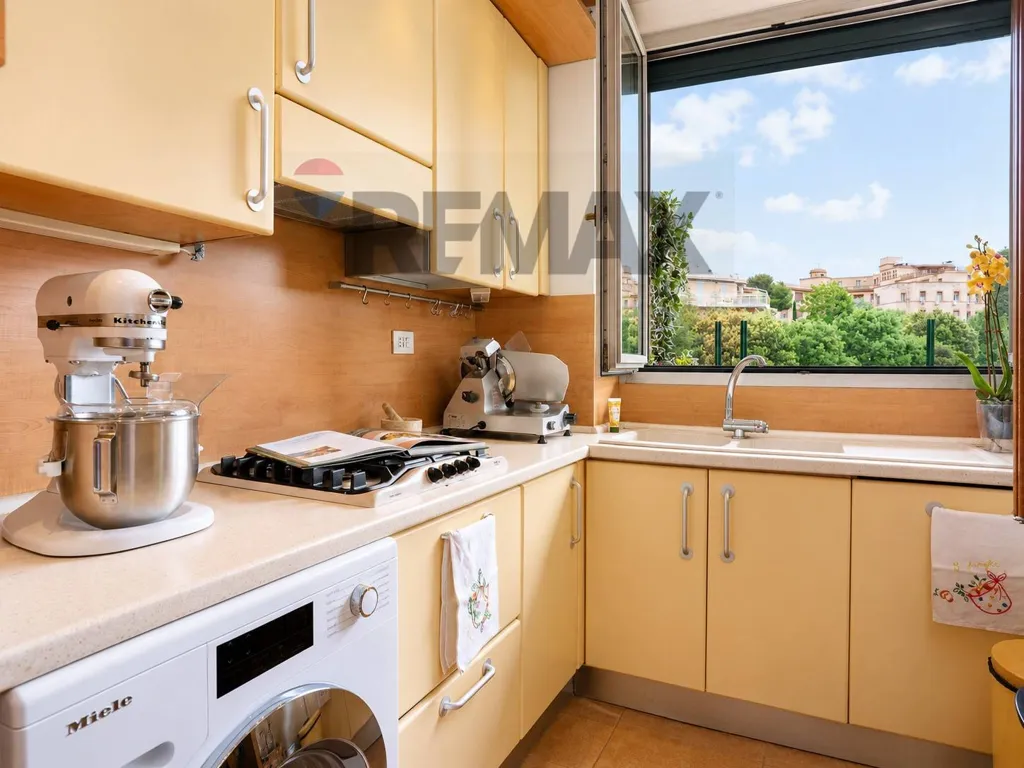 Köök - Panoramic Triplex in Monteverde Vecchio, Rome