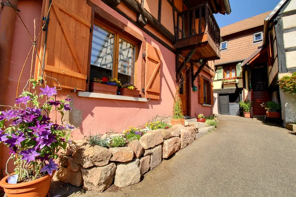 Välivaade - Charming Alsatian House with River View in Andlau