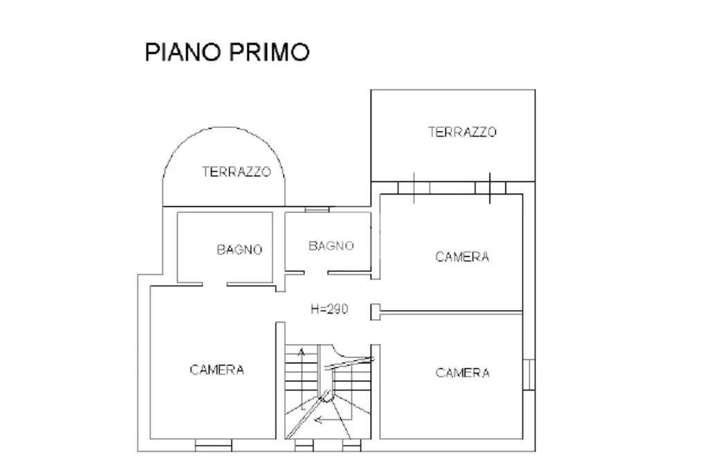 Plan - Prestigious Villa with Park View in Collebeato