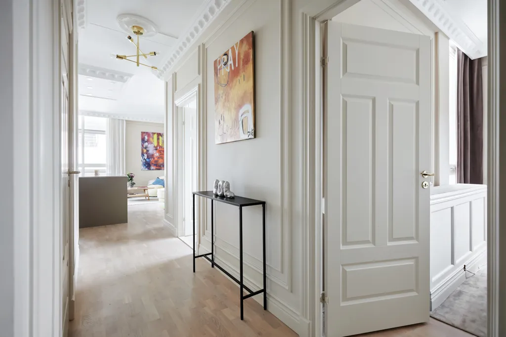 Hallway - Renovated Apartment with Balcony in Borås