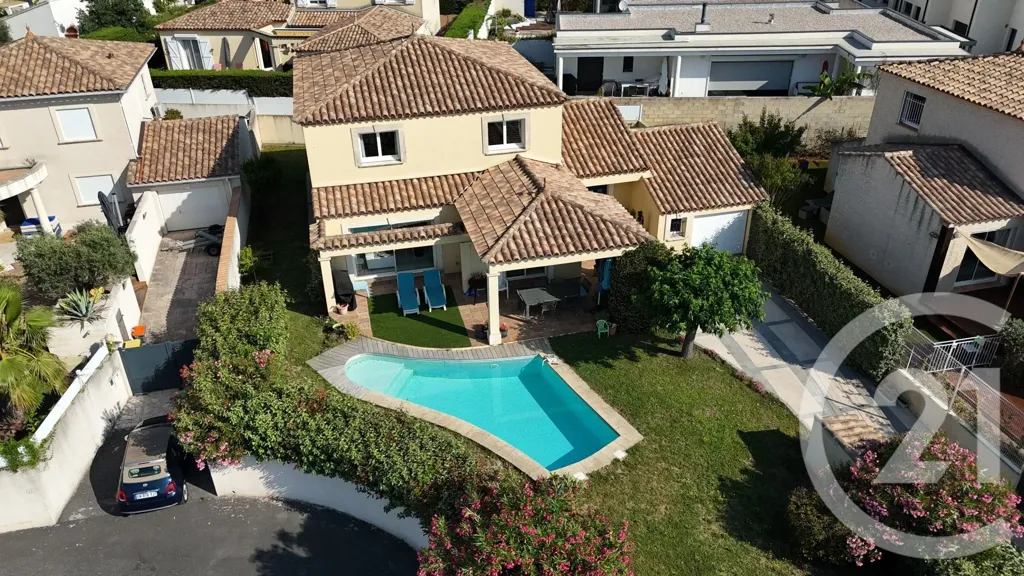 Õhuvaade - Family House with Pool in Pérols