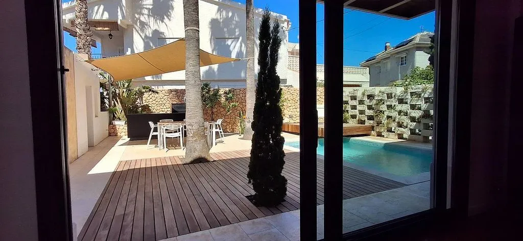 Piscine - Pared Chalet with Pool in Santiago de la Ribera