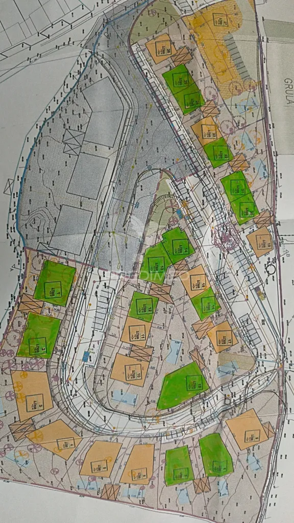 Plan - Urban Plot for Construction in Accessible Area
