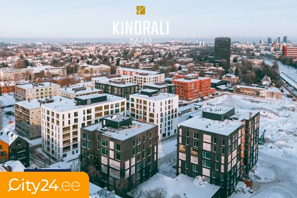 Aerial - Apartment with Sauna and Balcony in Kristiine