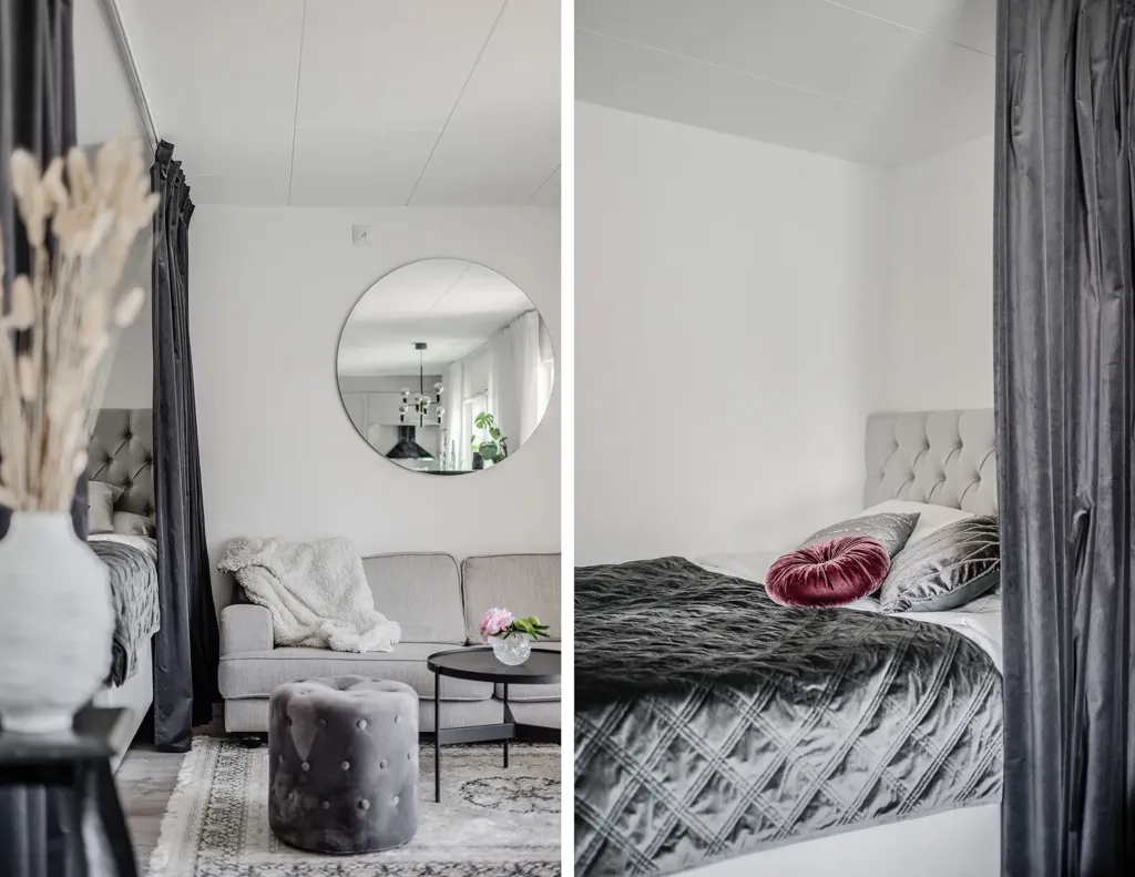 Bedrooms - Apartment with Garden View in Stockholm