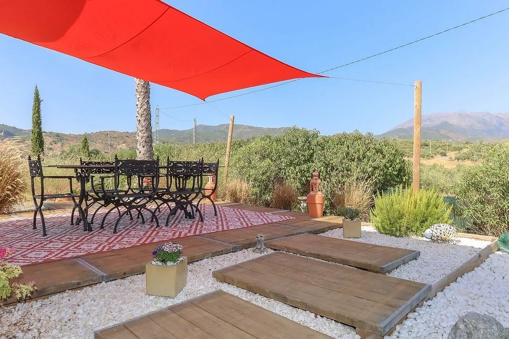 Terrasse - Rustic House with Pool in Tolox