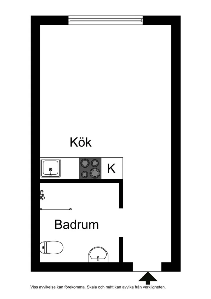 Floor Plan - Apartment with Garden Access in Stockholm