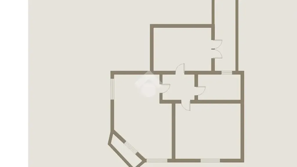 Plaan - Trilocale with Balcony in Bergamo