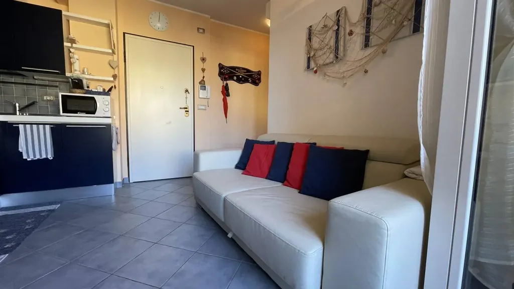 Séjour - Newly Built Apartment with Terraces in Noli