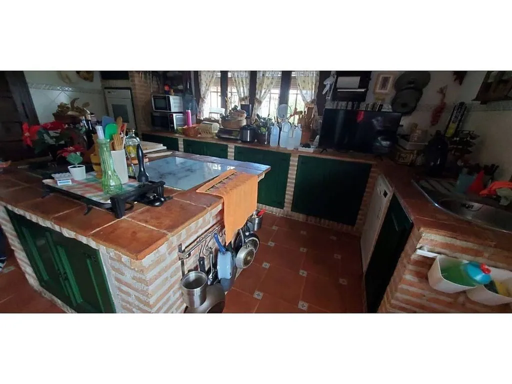 Cuisine - Rustic House with Large Garden in Camarenilla