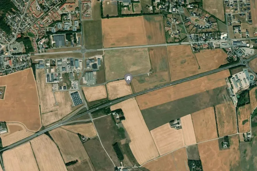 Õhuvaade - Commercial Plot near Assentoft, Accessible from E45