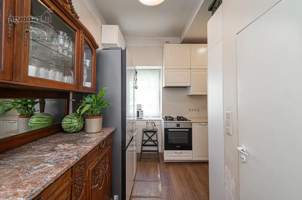 Köök - 4-Bedroom Apartment with Garden in Vilnius