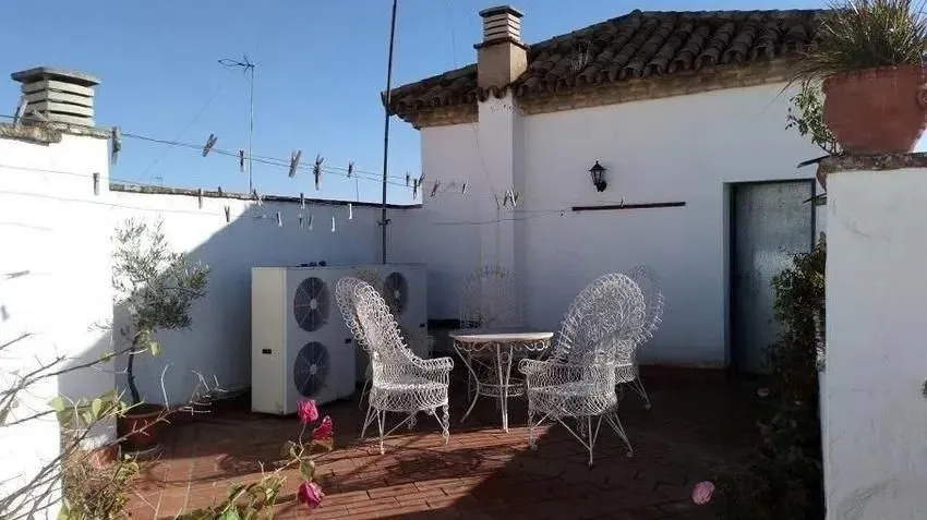Terrasse - Historic Townhouse with Pool in Córdoba