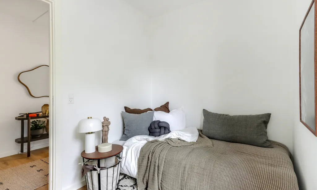 Chambres - Two-Bedroom Apartment with Private Balcony in Odense