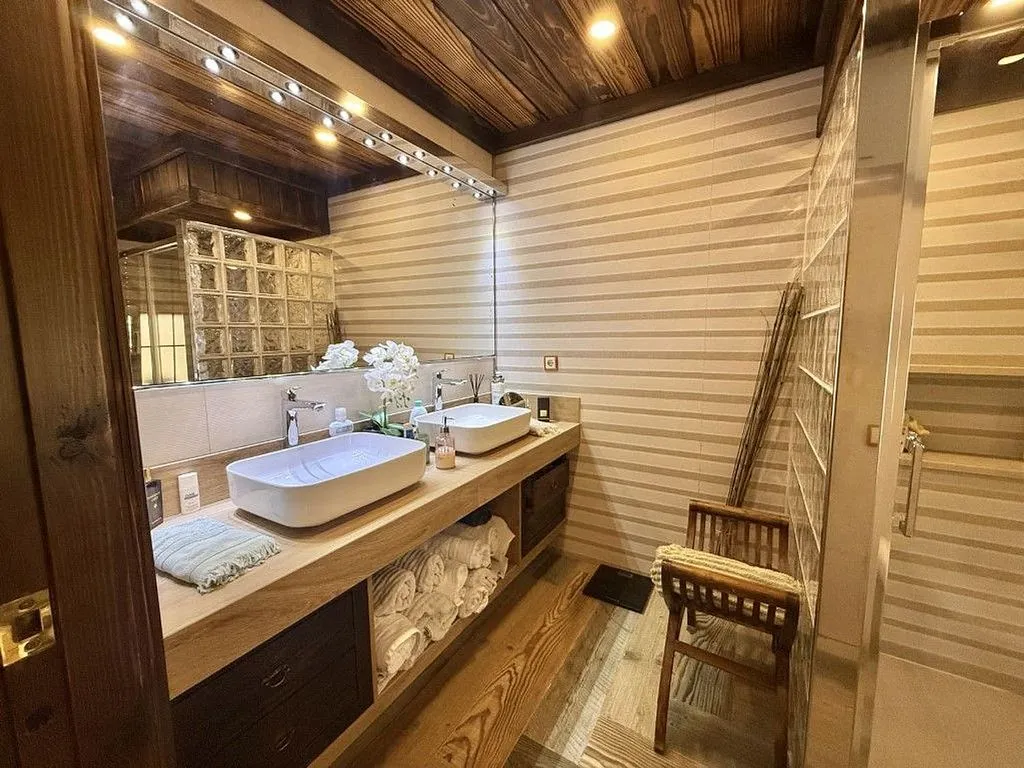 Salles de bain - Chalet with Pool in Pino Grande Urbanisation